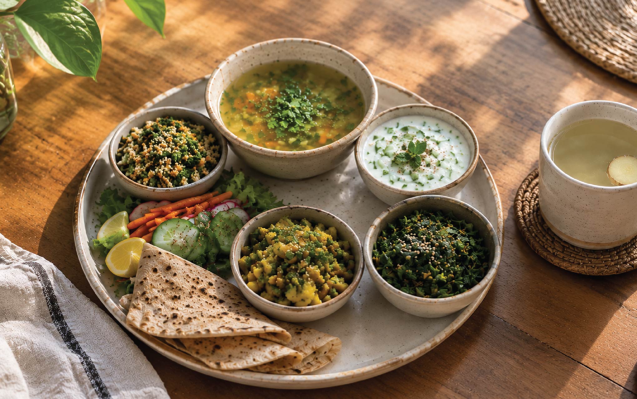 A Week long Detox meal plan with Holistic benefits